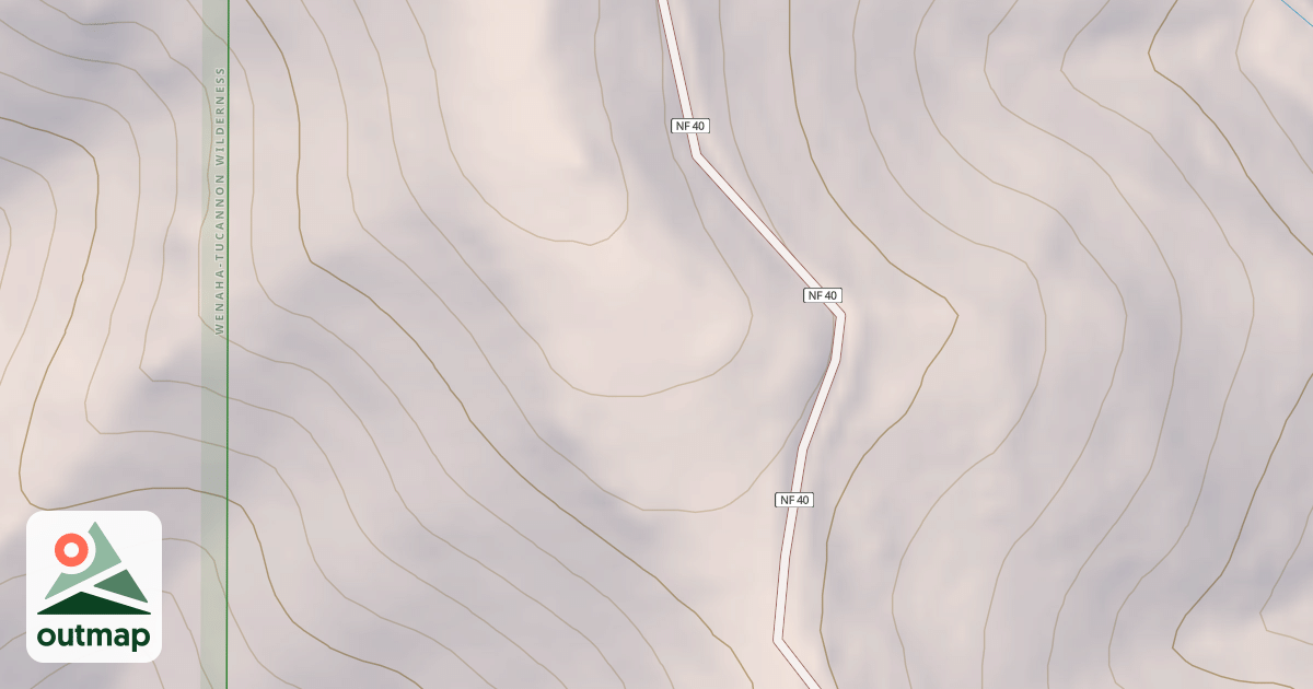 Map of LOW SADDLE