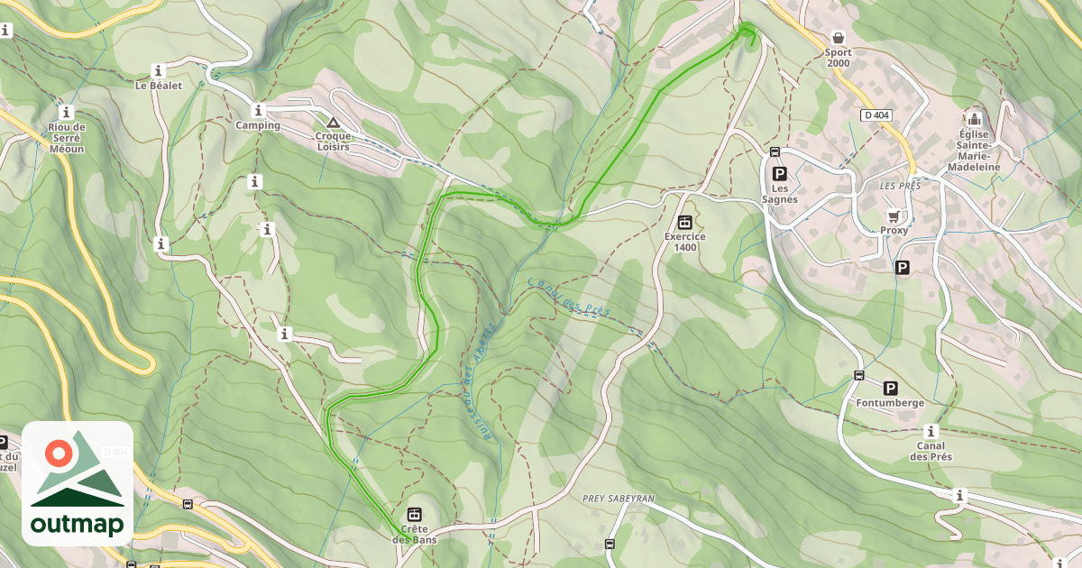 Map of Landes