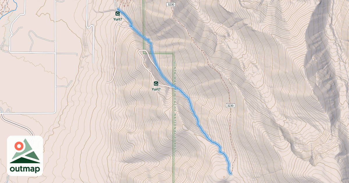 Map of Seymore Canyon Trail