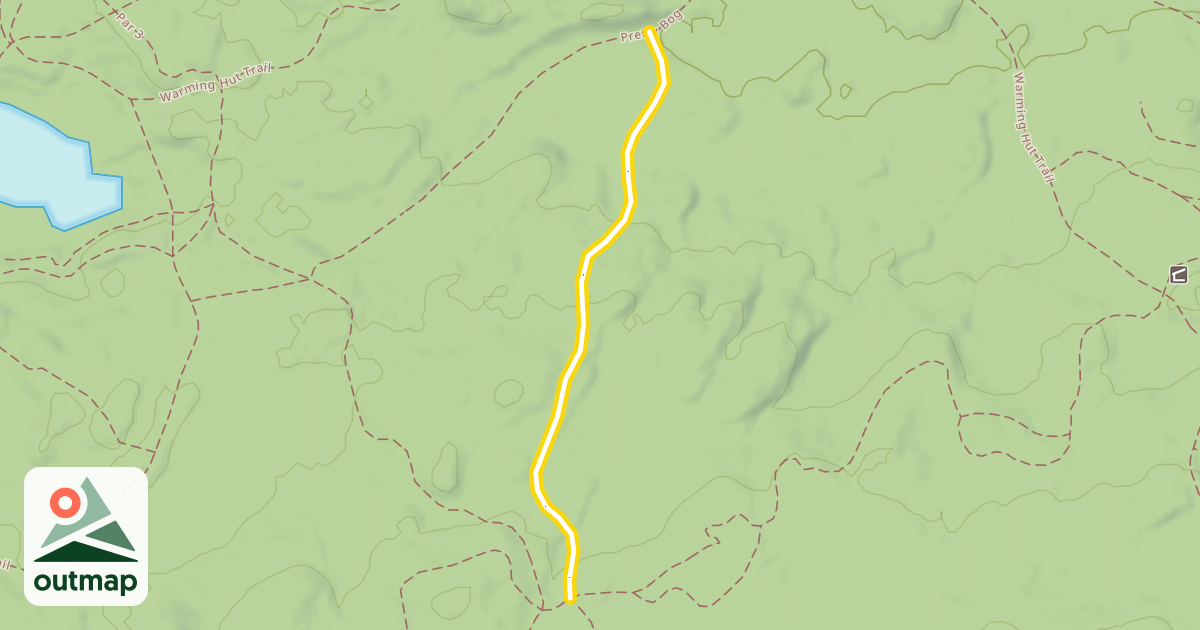 Map of Old Race Trail