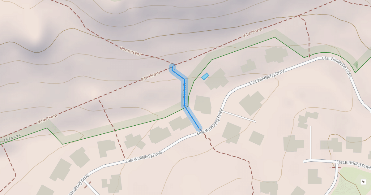 Map preview of M16 To Tram