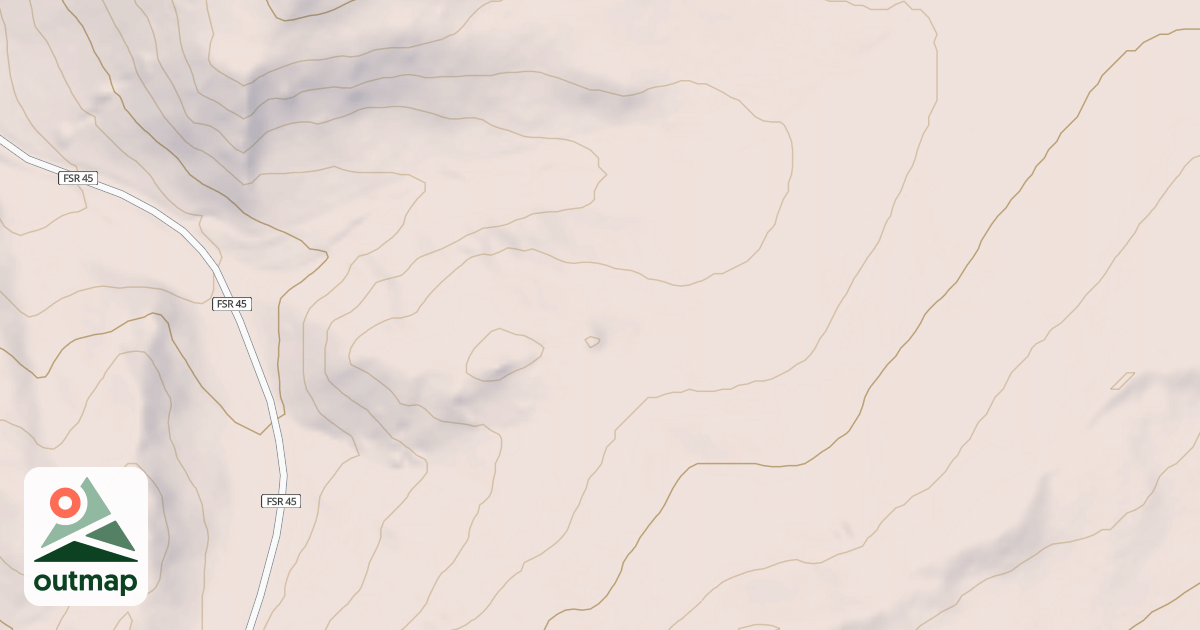 Map of COUNTY 045 BR 1A