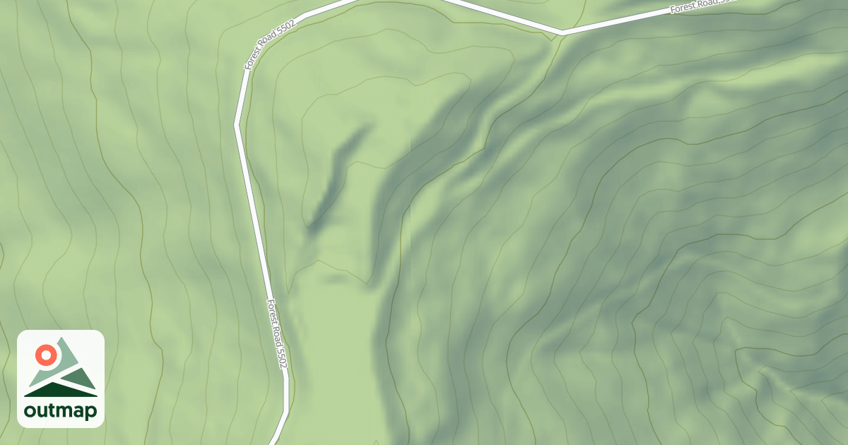 Map of HEAD O BLACKBERRY