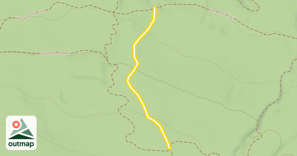 Map of John Minix Trail
