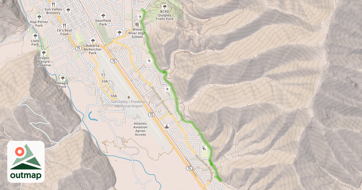 Map of Toe of The Hill