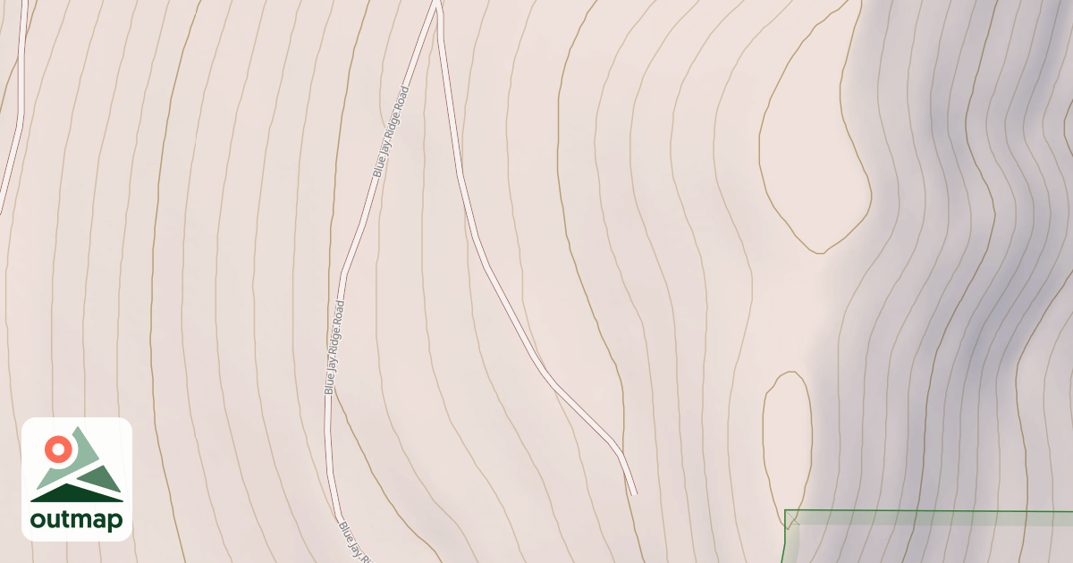 Map of BLUE JAY RIDGE