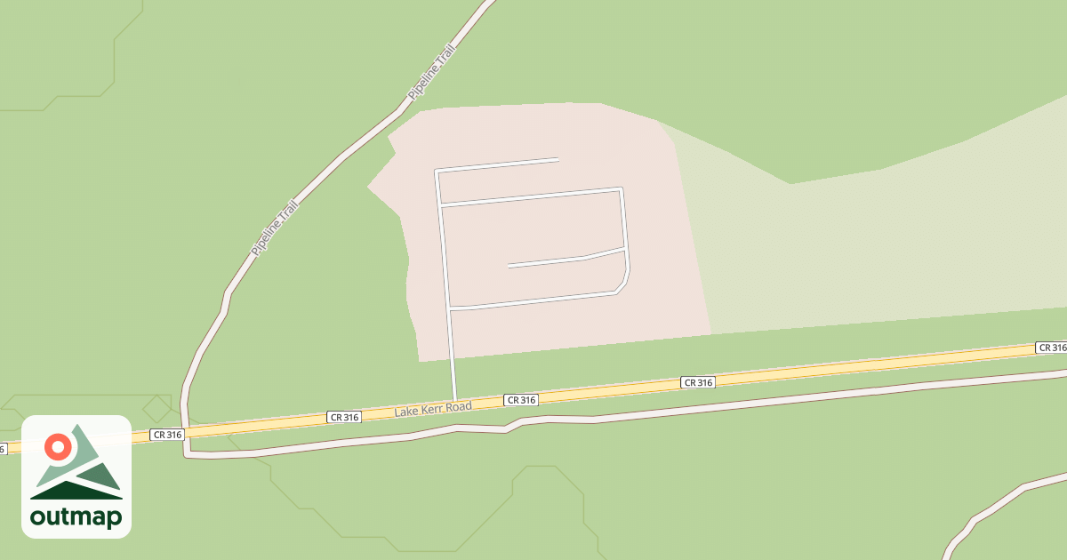 Map of PIPELINE TRAILHEAD