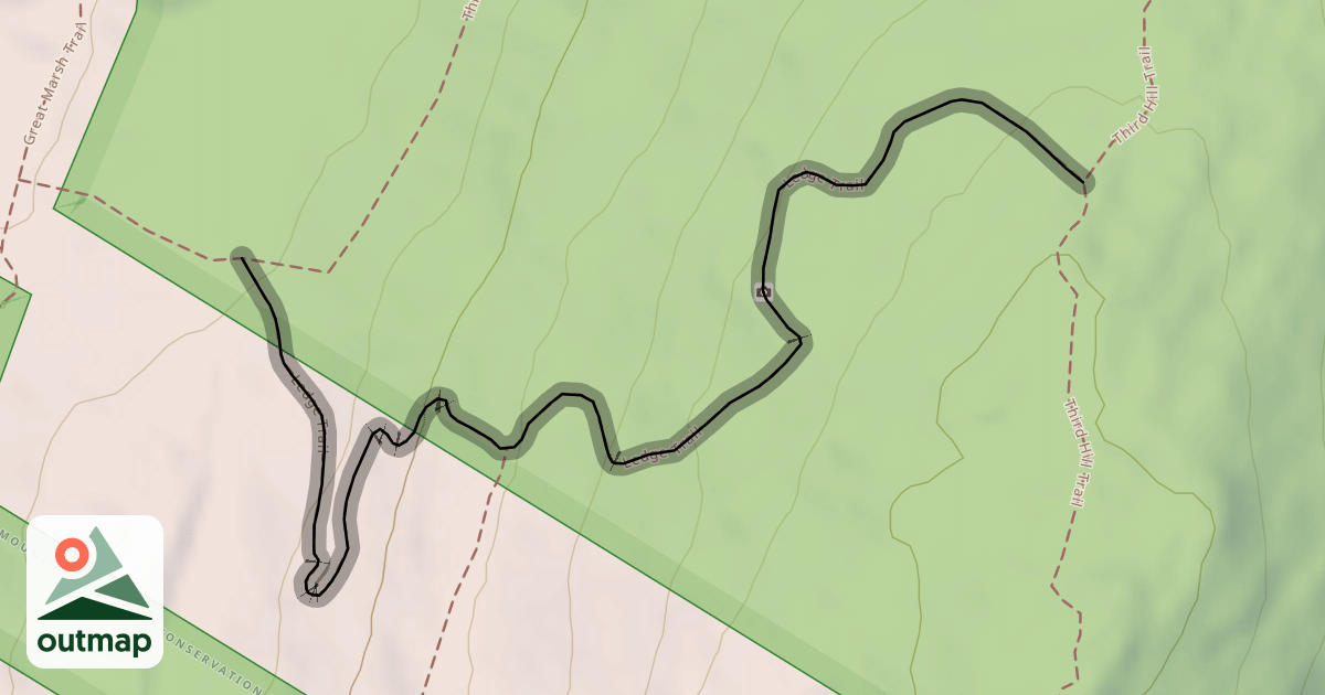 Map of Ledge Trail