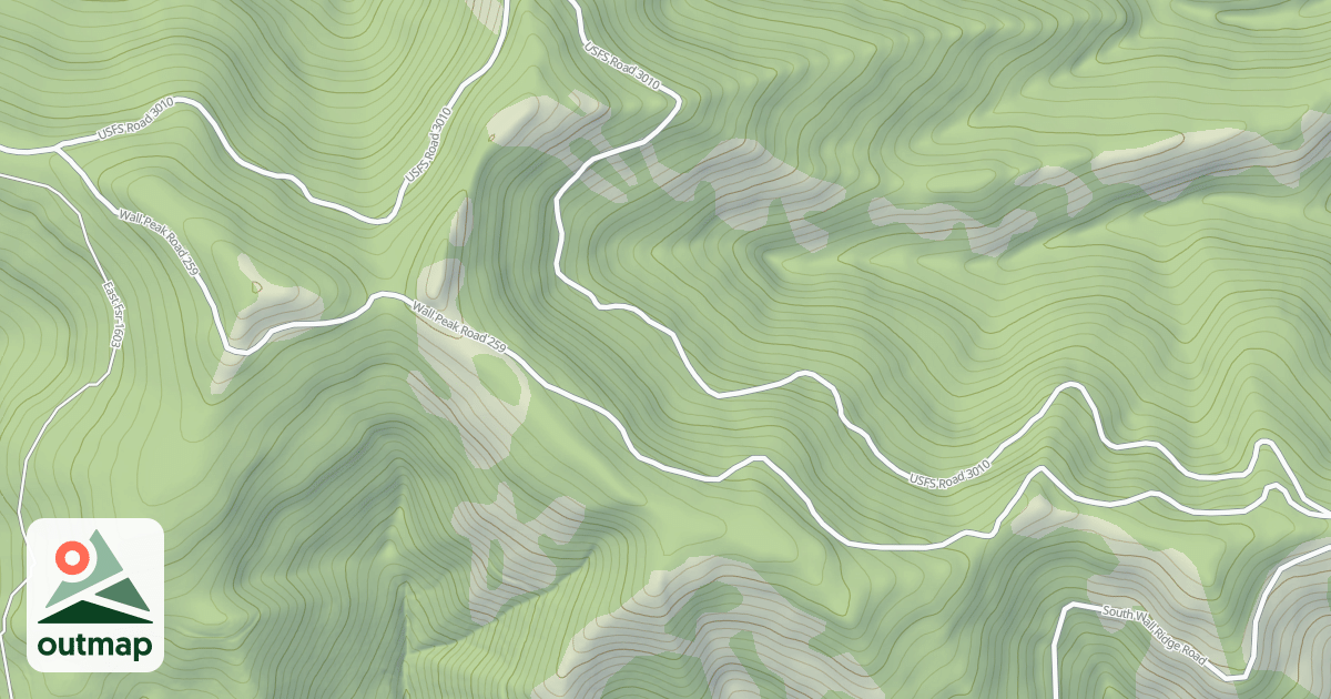 Map of WALL RIDGE