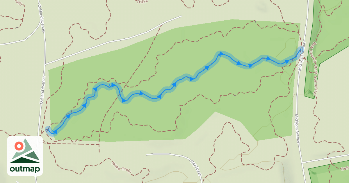 Map of (MTB Trail - Blue/Medium)