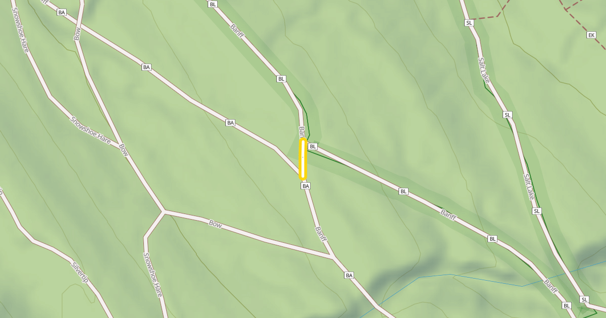Map preview of Banff