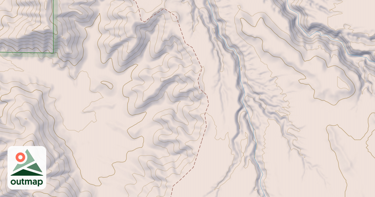 Map of Badlands Trail