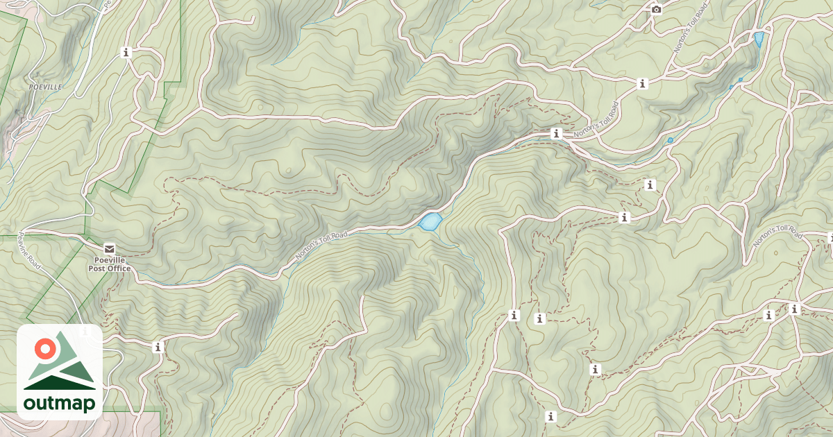 Map of GOLDEN FLEECE MINE ROAD