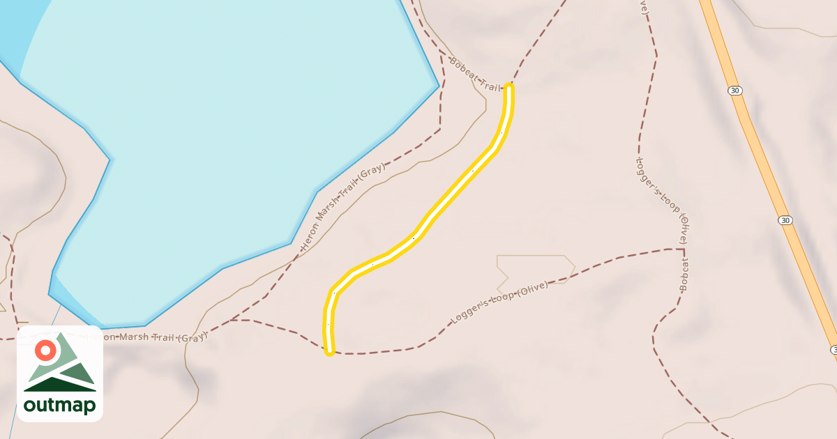 Map of Bobcat Trail