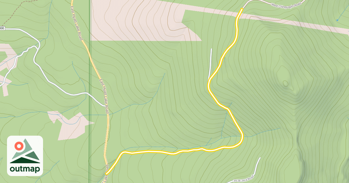 Map of West Chinquapin Road