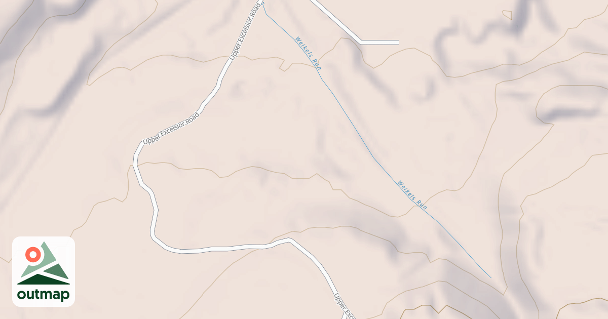 Map of Anthracite Outdoor Adventure Area Trails
