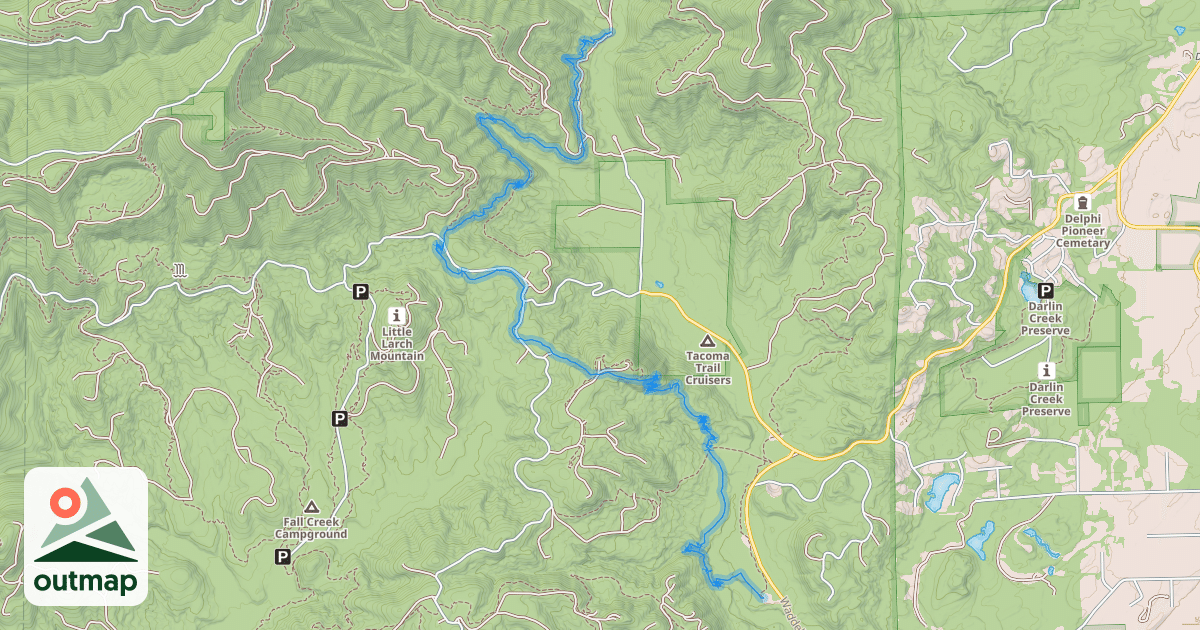 Map of Waddell Basin West