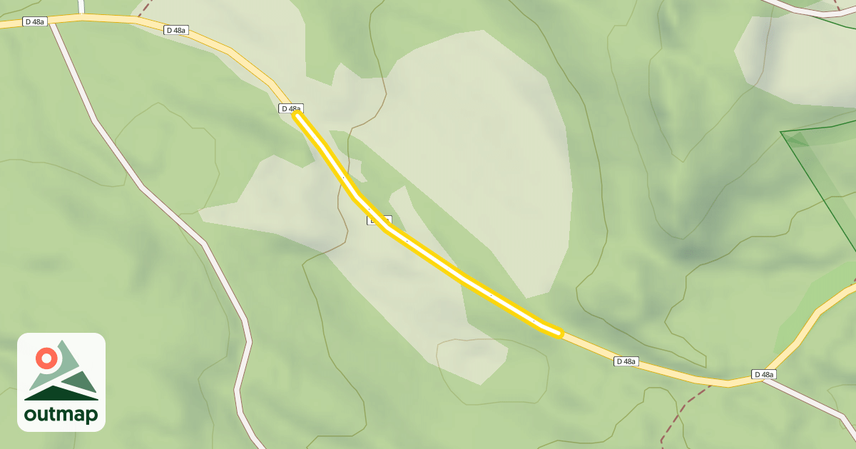 Map of Route de la Pesse