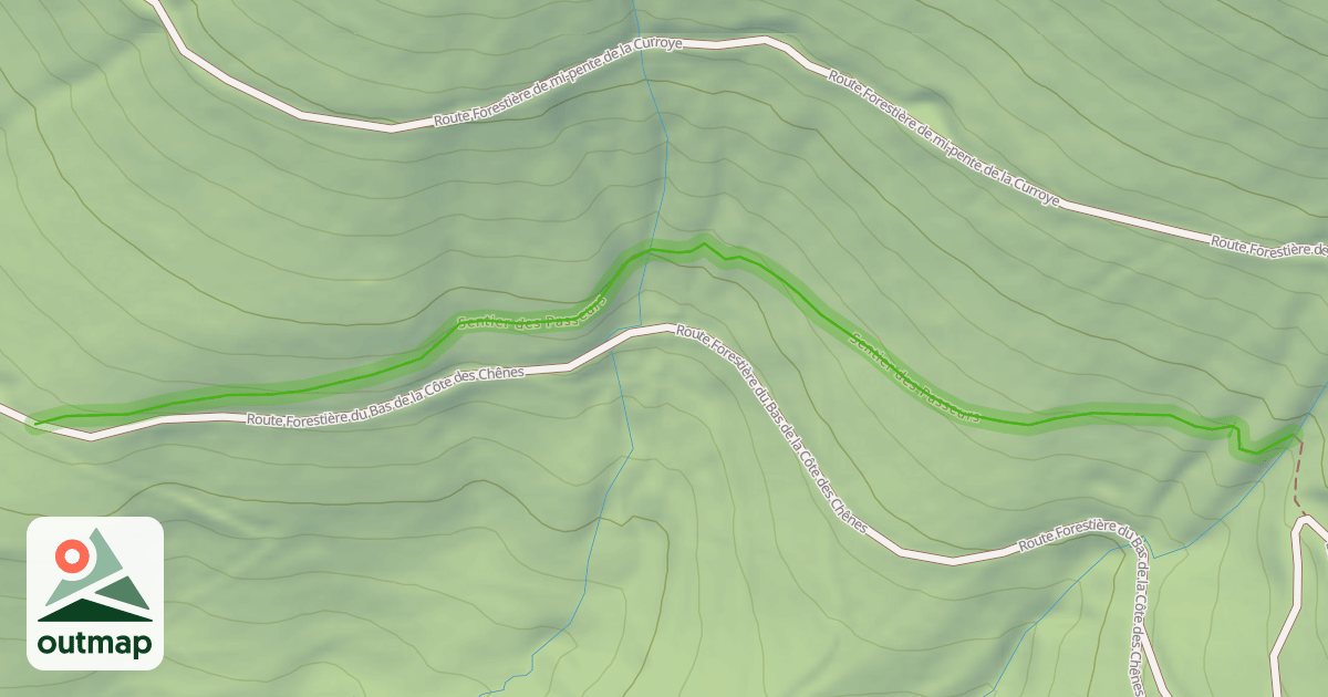 Map of Sentier des Passeurs