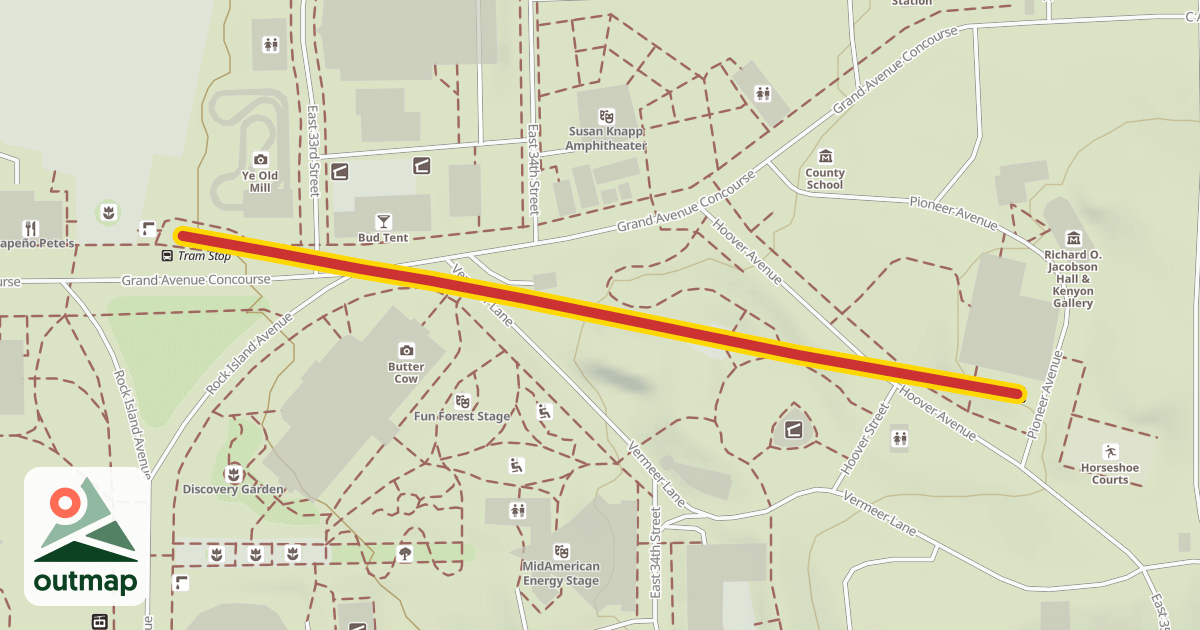 Map of Sky Glider East