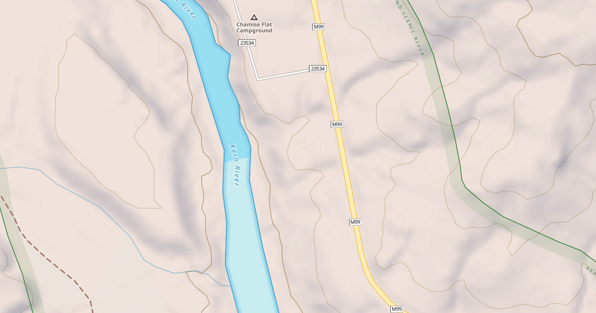 Map preview of CHAMISE FLAT