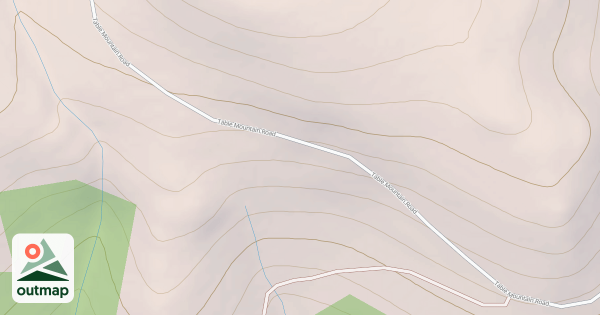 Map of Table Mountain Sled Trail