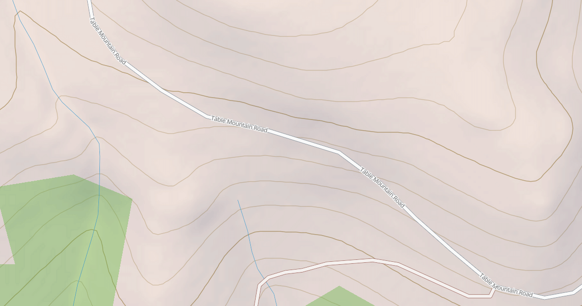 Map preview of Table Mountain Sled Trail