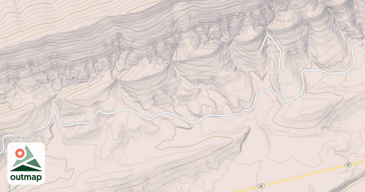 Map of DUTCH CREEK