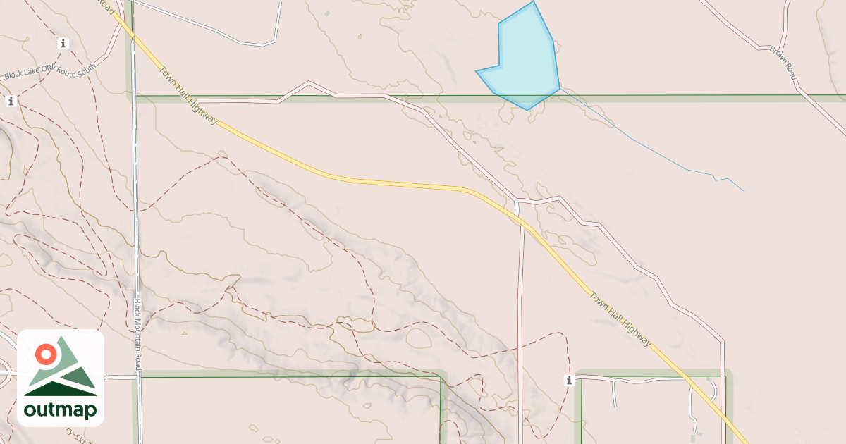 Map of Black Lake Route