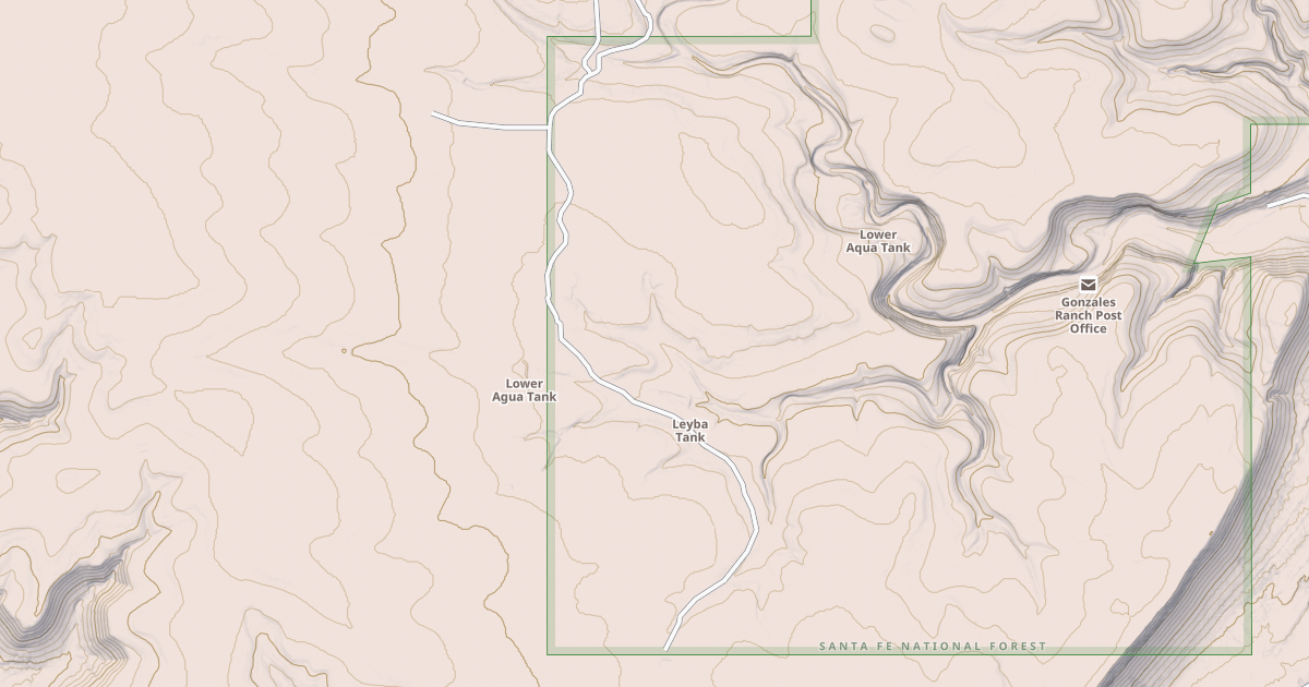Map preview of USFS National Forest System Roads {10122638-AB19-4F27-9CE6-8A3187CEA1C8}