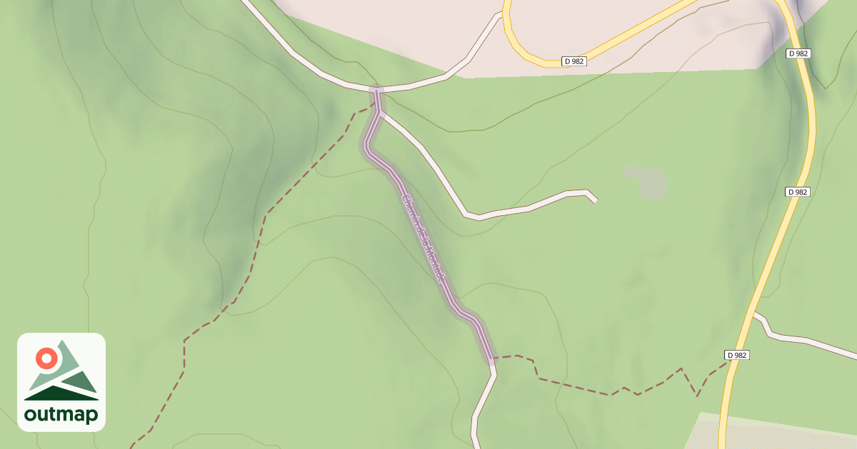Map of Chemin de la Montade