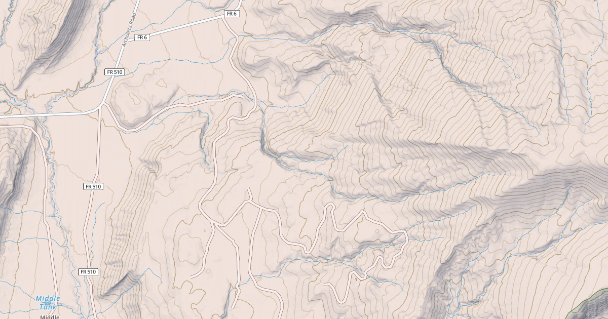 Map preview of GALLINA MOUNTAIN