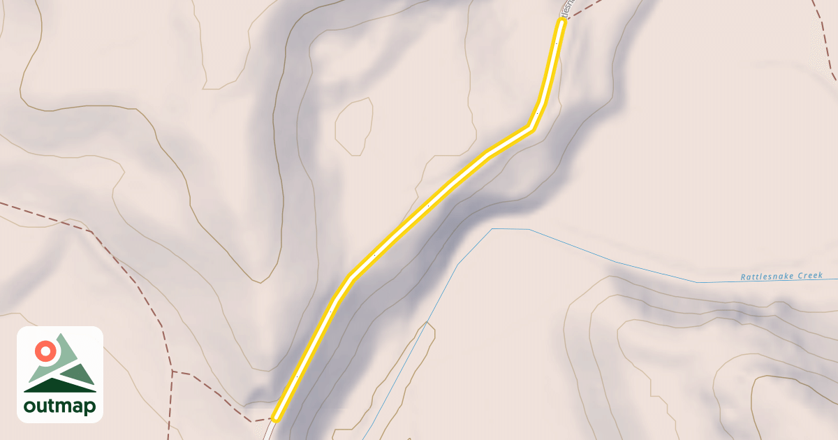 Map of Rattlesnake Trail