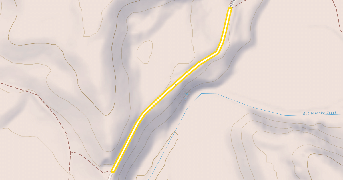 Map preview of Rattlesnake Trail