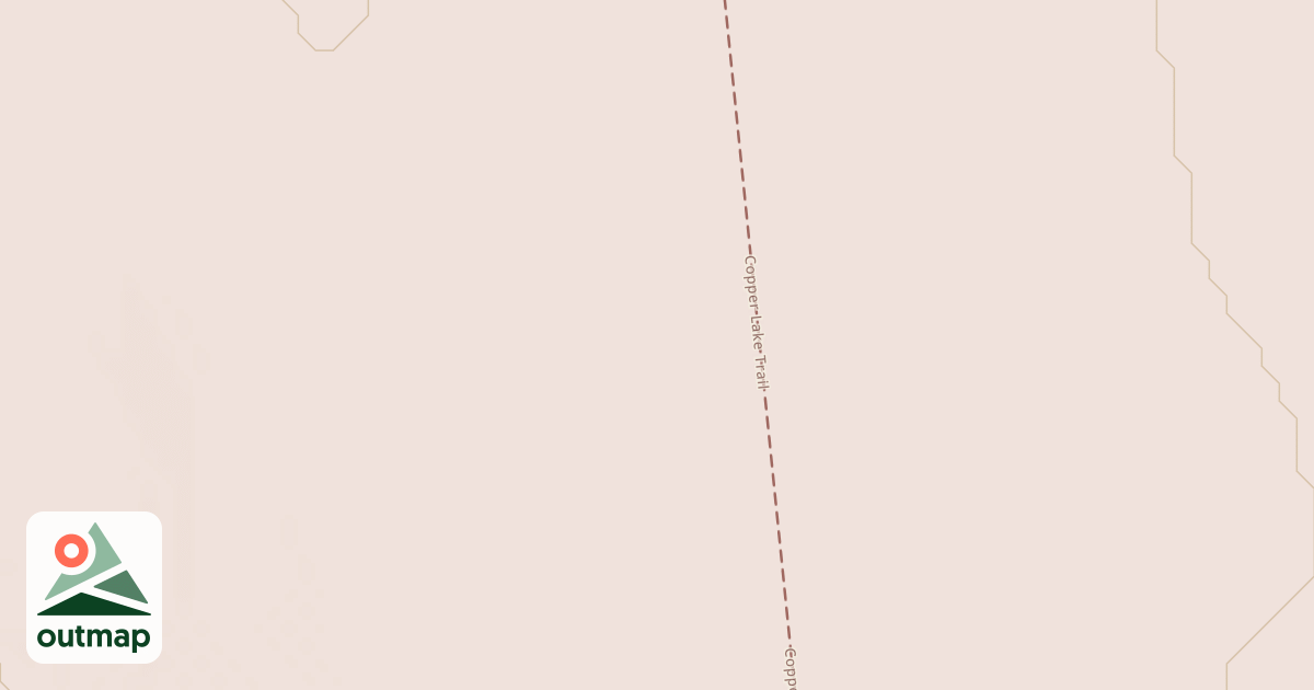 Map of Copper Lake Trail