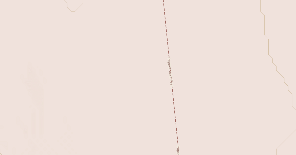 Map preview of Copper Lake Trail