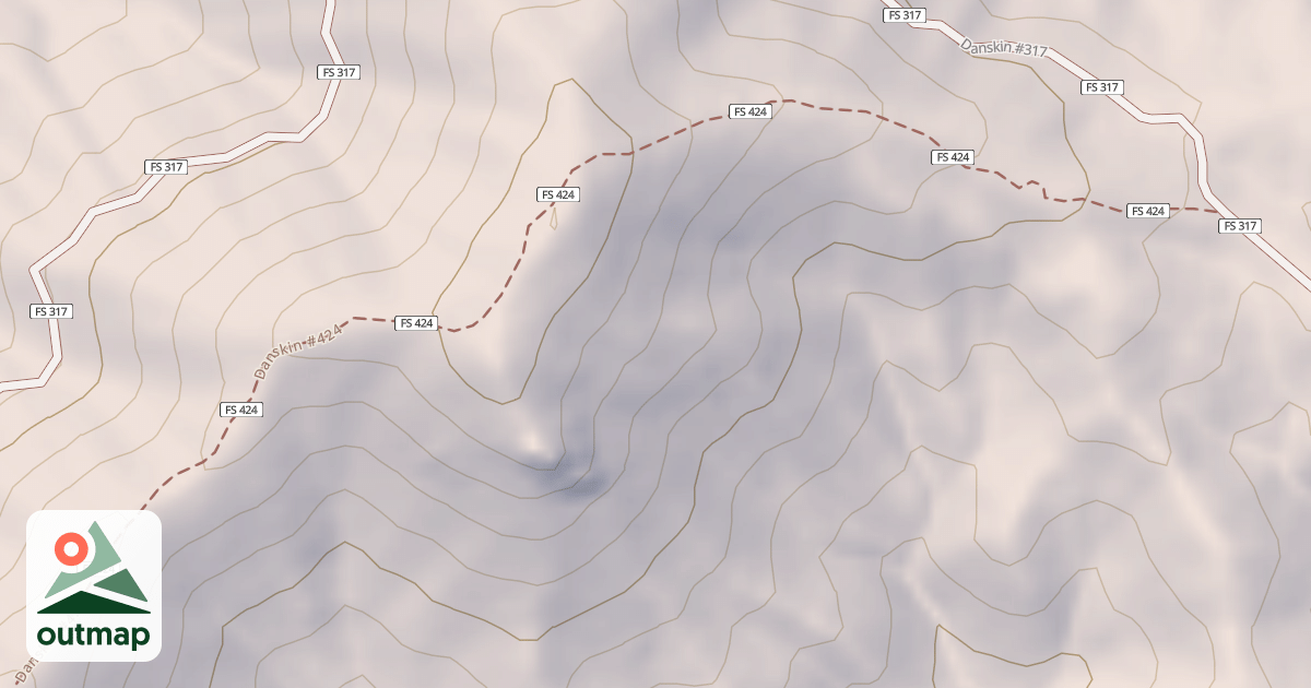 Map of Danskin #424