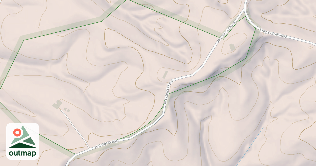 Map of COX RIDGE