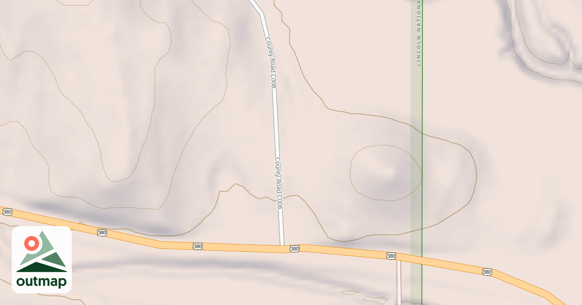 Map of PERALTA PASS