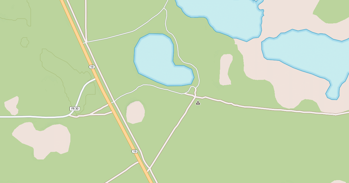 Map preview of USFS National Forest System Roads {007734FB-109F-48F2-86C6-25EF93970AEB}