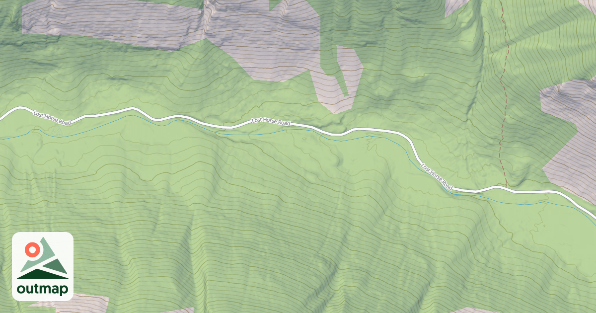 Map of (FDR) LOST HORSE