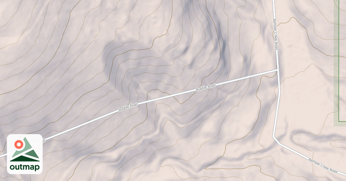 Map of BAMBER CREEK