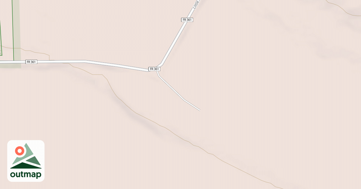 Map of MANTOU OVERLOOK TRAILHEAD