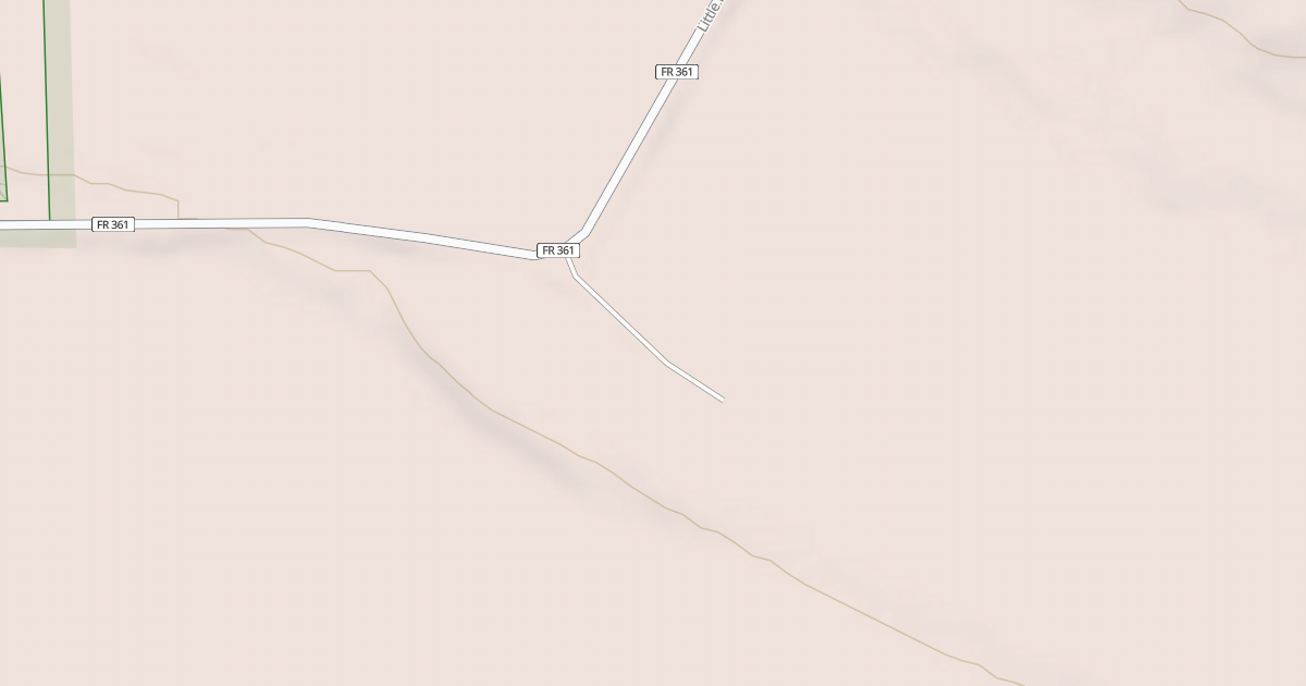 Map preview of MANTOU OVERLOOK TRAILHEAD