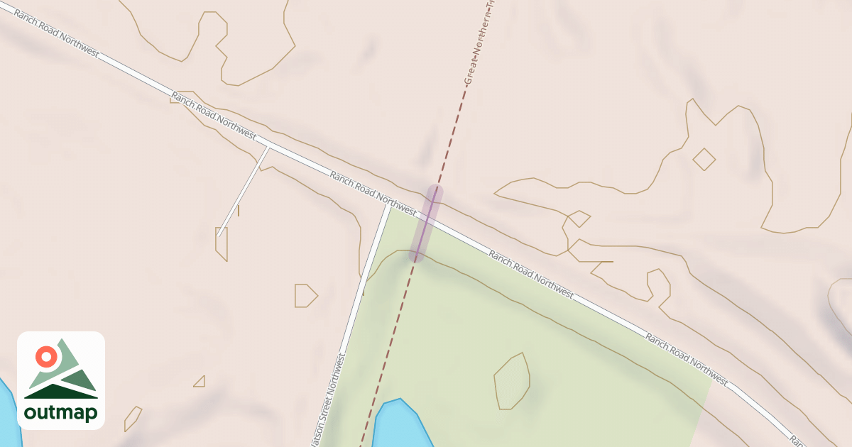 Map of Great Northern Trail