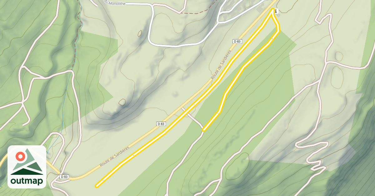 Map of Les Granges