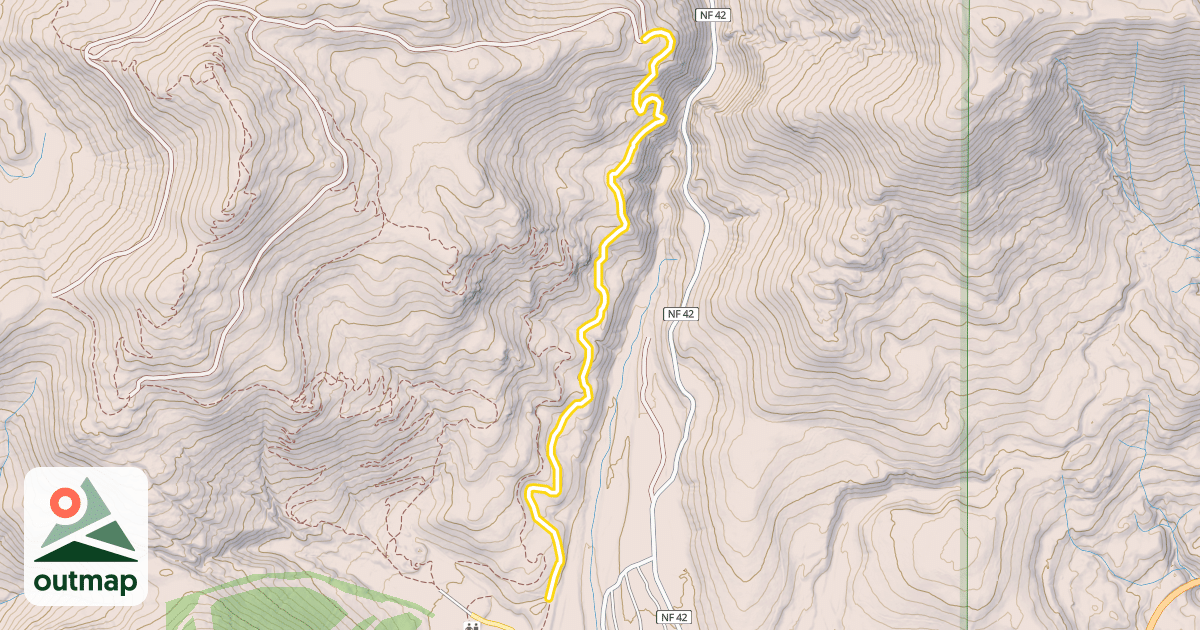 Map of Gabion Trail