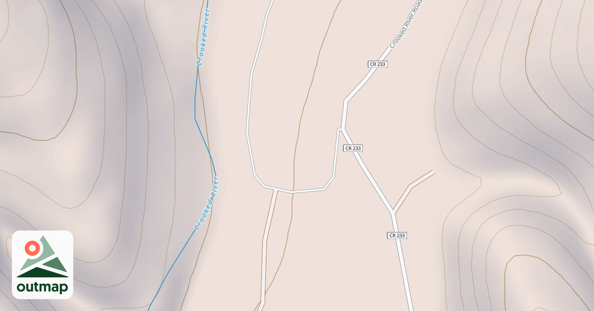 Map of CROOKED RIVER CAMP-3