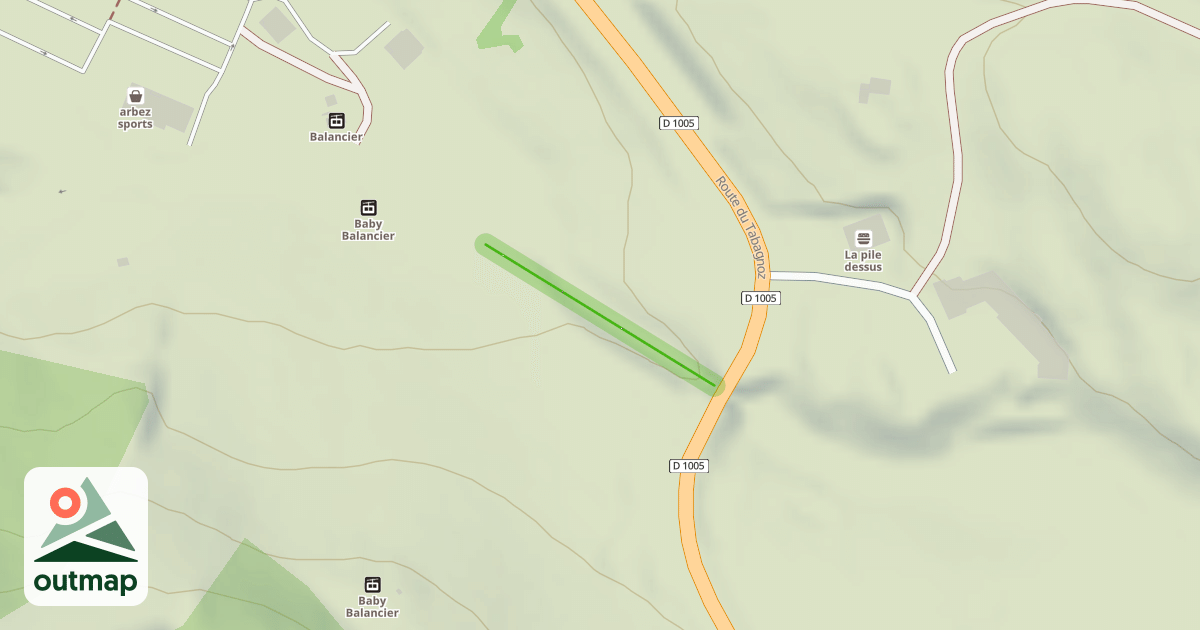Map of Liaison Franco-Suisse