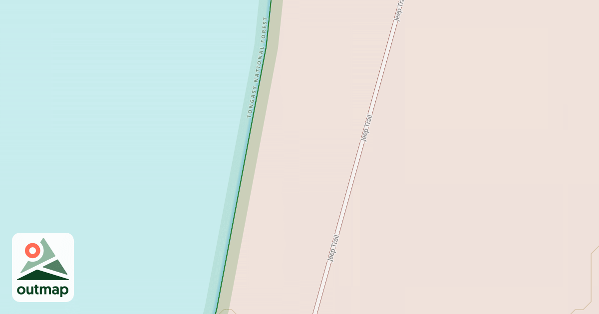 Map of Dry Bay Nps Trail